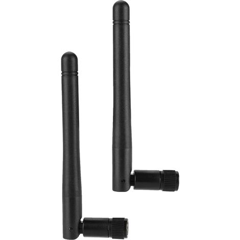 2 pièces Routeur WiFi double bande Carte réseau sans fil à gain élevé Interface SMA Antenne externe (2 dBi) (1/5)