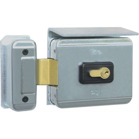 Serrure électrique V90 pour cylindre européen poussant - VIRO - VIR7928