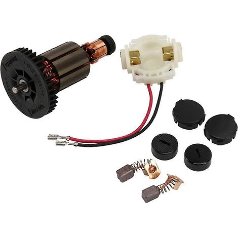 Porte-balais + tête de brosse + couvercle + brosse + armature compatible avec CB430, BGA450, BGA452, DGA452, DGA452RMJ, DGA452SFE, DGA452FE3, DGA452RFE et f26. (1/5)