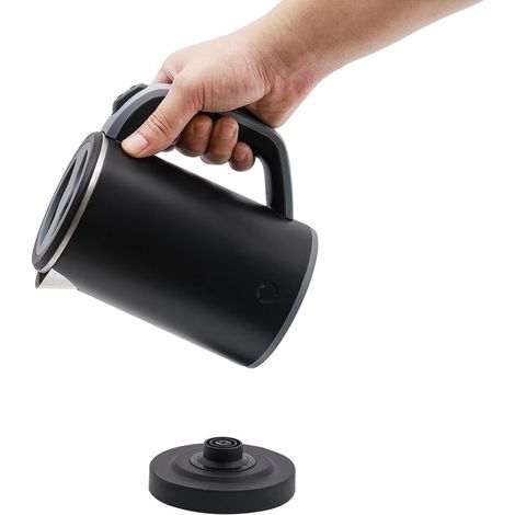 Mini hervidor eléctrico portátil de 0,8 litros, con funciones de ebullición rápida y apagado automático, ideal para viajes y para usar en la oficina. (1/5)