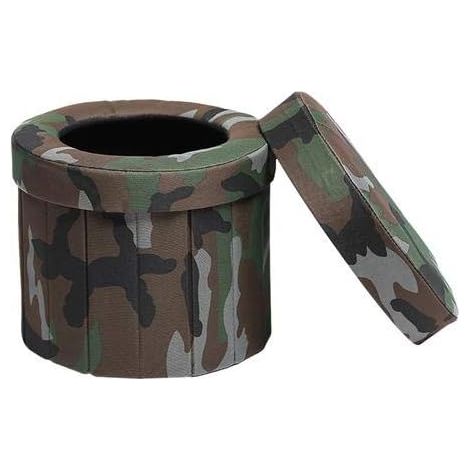 MIMOSON-Camping toilet foldable - portable camping toilet - camping toilets - travel toilet - camping toilet - outdoor commode car toilet Foldable stool for camping, travel, hiking, trips, traffic jam (1/5)