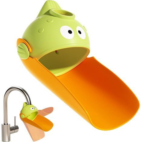 Extension Robinet Enfant, Extension Robinet, Dessin Animé Mignon Rallonge Robinet Enfant, Prolongateur Robinet, Accessoires de Robinet pour Enfants avec Longueur Extensible (1/5)