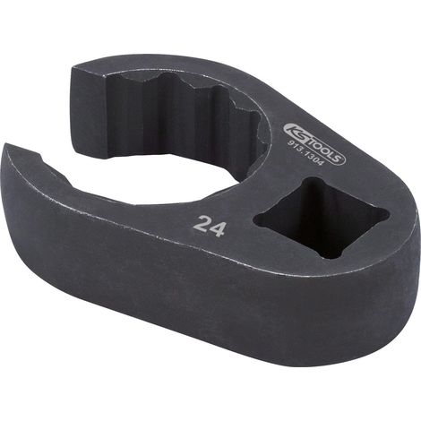 Kstools – Clé à tuyauter 3/8' 19 mm – Profilé 12 pans – Acier spécial – Modèle mince pour espaces difficiles d'accès – Coffret robuste inclus