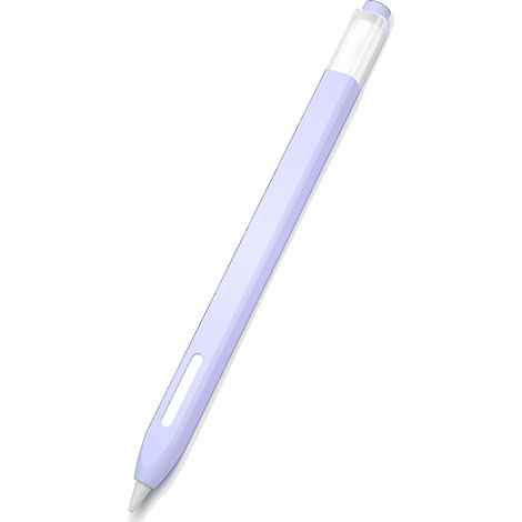Funda de silicona, compatible con Apple Pencil de 2.ª generación, transparente, resistente a los arañazos, para uso con tablet. (1/5)