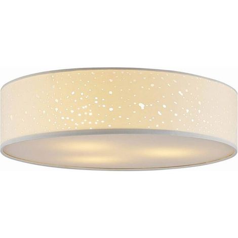 [GEBRAUCHT] B-Ware Lindby Deckenlampe Deckenleuchte Alwine LED weiß Stoff Metall WLAN dimmbar direk (1/2)