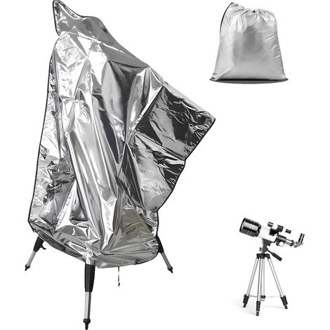Housse de protection pour télescope, housse de protection pour télescope extérieur 120x160cm avec sac de rangement, housse anti poussière pour télescope 420D, anti poussière, coupe vent et imperméable (1/5)