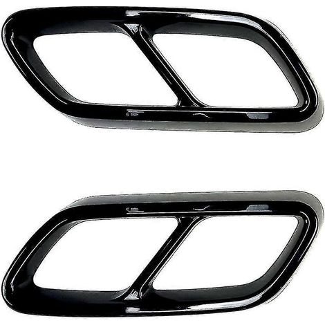 Cache-pot d'échappement ABS noir brillant pour Mercedes-Benz W206 C200 (à partir de 2022) (1/5)