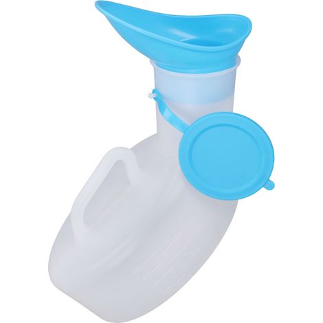 Bouteille urinaire anti-fuite grande capacité 800 ml, portable, pour homme et femme, idéale pour les voyages et l'hôpital. Convient aux femmes. (1/5)
