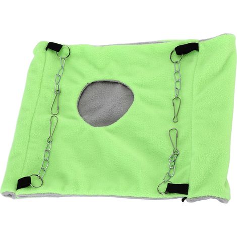 Nid Douillet Chauffant pour Hamster - Hamac Double Épaisseur en Peluche pour Cage par Temps Froid