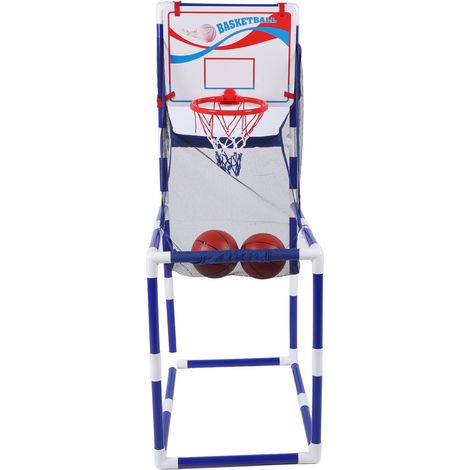 Jeu de basket-ball pour enfants, panier d'arcade à monter soi-même, hauteur réglable, jouet d'intérieur et d'extérieur, cadeau d'anniversaire pour tout-petits (1/5)