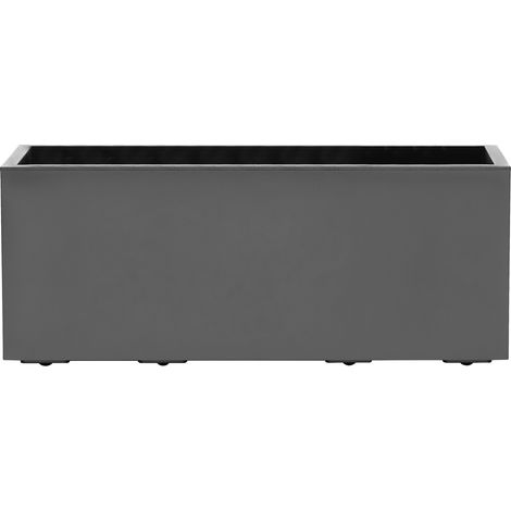 Fioriera Rettangolare KEBE 100X40 H40 - GRIGIO ANTRACITE - EURO3PLAST