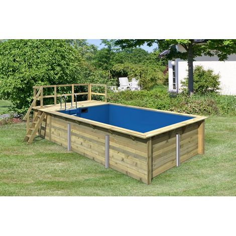 Pool Rechteck 44mm Größe 3 KDI Terrasse A 350x530cm