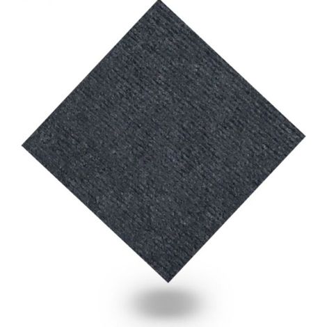 Dalles de moquette individuelles antistatiques et insonorisantes Can Can Gris foncé 28 x 28 cm
