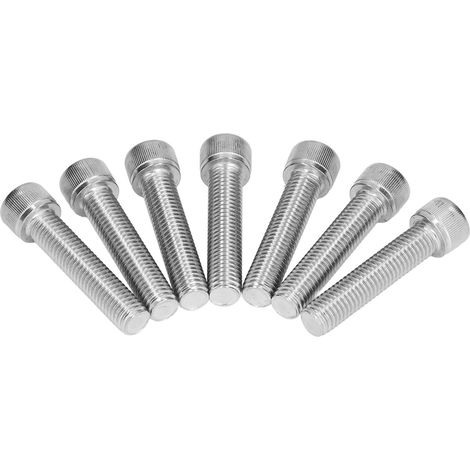 Lot de 20 Vis à tête cylindrique hexagonale creuse Filetage grossier A2-70 Inox M12x1.75 DIN 912 M12x50 (1/5)