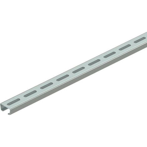 OBO Bettermann Profilschiene AML3518P2000FS, 2000x35x18mm, 16,5mm Schlitzweite, Stahl, bandverzinkt (1/3)