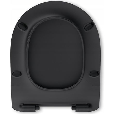 Les rois des sièges de toilettes Cuvette WC Artceram File 2.0 - Noir Brillant - Duroplast - Abattant Frein de Chute (1/5)