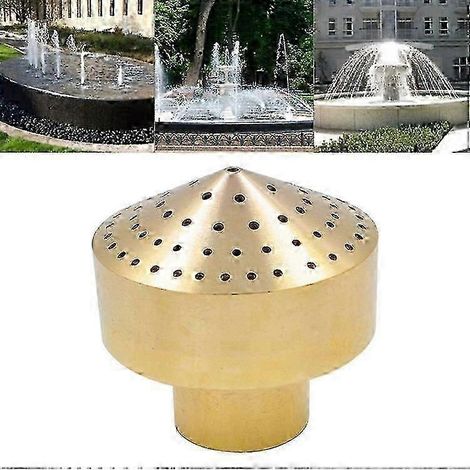 2025 Tout cuivre Feu d'artifice Couche Buse d'eau Tête de fontaine paysagère (4 points) (1/4)