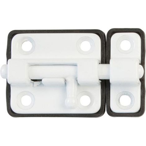 Pêne dormant blanc moyen 50 mm mod. 383 amis 19508