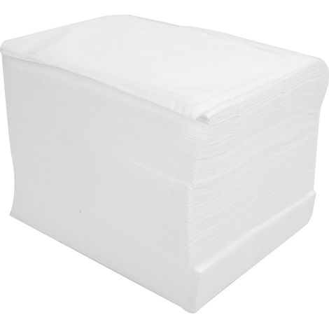 Lot de 100 draps jetables en tissu non tissé respirant pour salons de coiffure, voyages et hôtels.