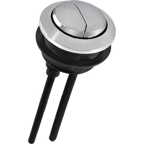 Bouton de chasse d'eau 49 mm 55 mm Double bouton Pièces de réparation et de remplacement pour réservoir de salle de bain et de toilettes (1/5)