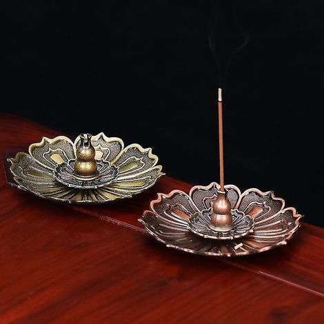 Lot De 2 Porte Encens Baton, Mini Lotus Stick Brleur D'encens Base Avec Forme De Fleur Art Et Dcoration Four Classique (1/5)