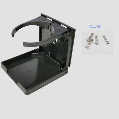 un Porte-gobelet Rglable Noir Porte-gobelet Pliable Mural Porte-gobelet De Bureau (1/5)