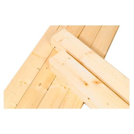 LISTONE ABETE SECONDA SCELTA 20X120X2000MM