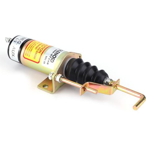 366-07198 SA-3405T Électrovanne d'arrêt de carburant pour générateur électrique 24 V (1/5)