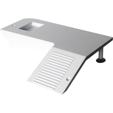 Plateforme Rampante et Facile à Installer pour Tortues en Plastique Blanc, Habitat Confortable pour Aquarium et Terrarium à Tortues (1/5)