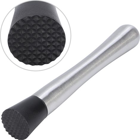 Pilon à glace en acier inoxydable, bâtonnet mélangeur pour aliments et vins, marteau pour bar à domicile (1/5)