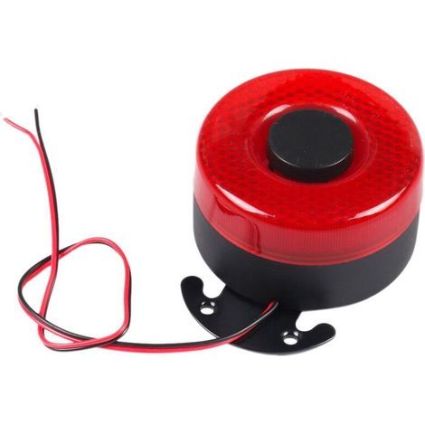 Sirène d'avertissement automatique DC 12 V-24 V 105 dB. signal sonore. alarmes de secours. klaxon avec bip LED. klaxon à air de recul pour voiture (1/4)