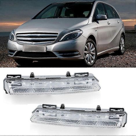 Feux de jour à LED pour Mercedes-Benz Classe A/B (W176, W246, W242, B180, B200, A204)