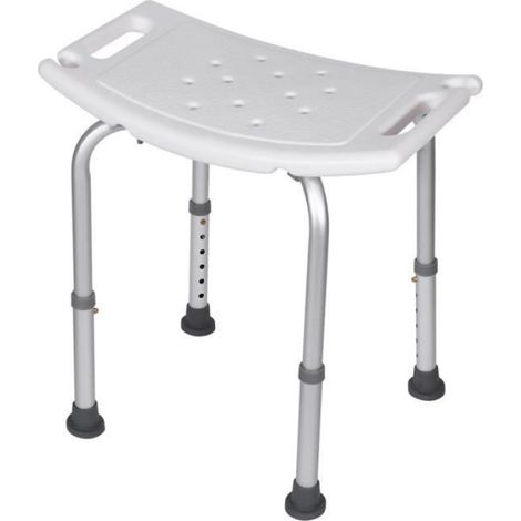 Tabouret de douche tabouret de bain aide à la douche siège de douche poignée de sécurité réglable en hauteur-LEB (1/3)