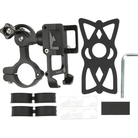 Support GPS Rotatif pour Téléphone Vélo, Support Aluminium Universel pour Guidon de Bicyclette (1/5)