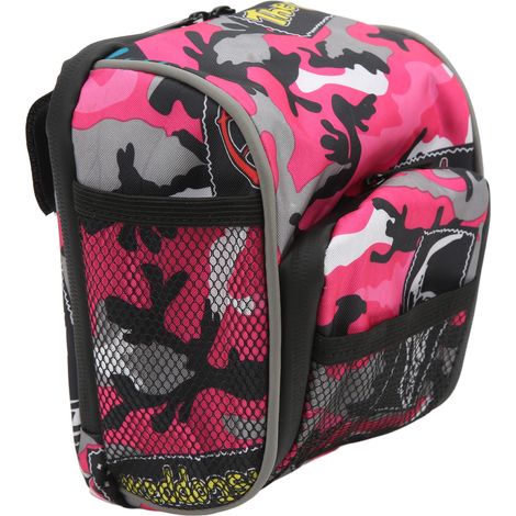 Sacoche de guidon multifonctionnelle pour vélos, motos, tricycles et poussettes électriques (rose) (1/5)