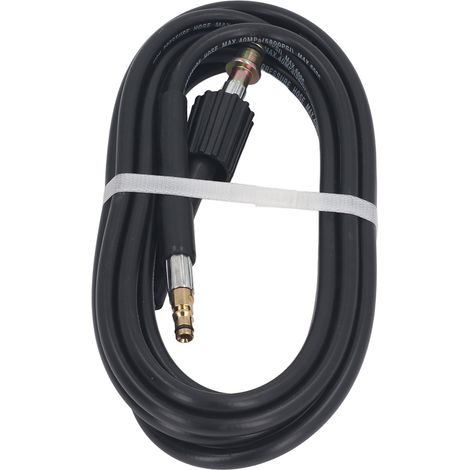 Tuyau flexible nettoyeur haute pression 5800 PSI M22 et fiche caoutchouc pour nettoyage voiture et maison 10m/32.8ft (1/5)