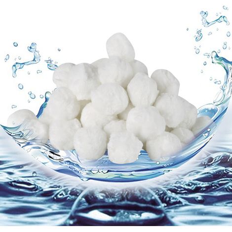 Randaco Boules filtrantes de piscine 2100g matériau léger réutilisable adapté à divers systèmes de filtration