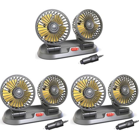 Adecuado para ventiladores de coche de 12 V, ventiladores de doble cabezal, refrigeración automática y ventiladores eléctricos de alto volumen.