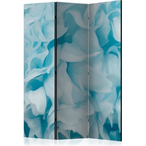 Paravent 3 Volets "Azalea Blue" 135x172cm (1/2)