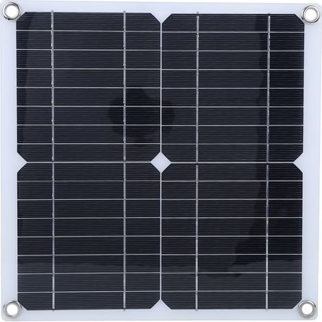Panneau solaire monocristallin étanche de 15 W en silicium monocristallin pour le camping et les voyages en plein air (1/5)
