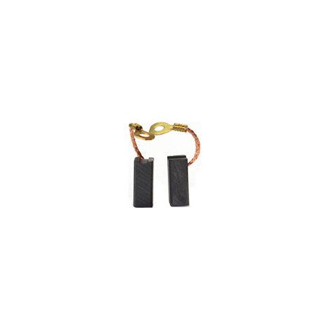 Juego de 2 carbones adaptables para Bosch. Dimensiones: 6,4x6,4x16mm.