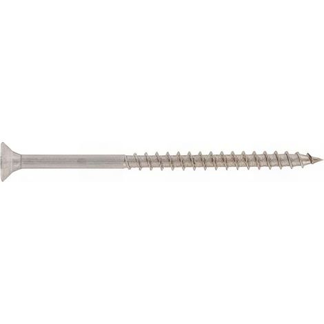 Vis bois tête fraisée Torx D. 8 x 30 mm INOX A2 - Boite de 100 pcs - VABFX08030A2