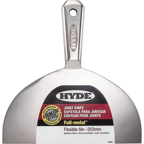 Couteau à joint Hyde All Metal en acier inoxydable 203 mm / 8" (1/4)