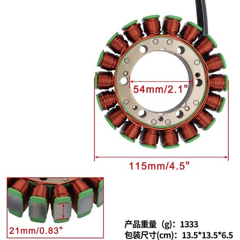 Stator-Zündspule F650GS 2009-2014 F700GS F800R F800GS F800ST (1/4)