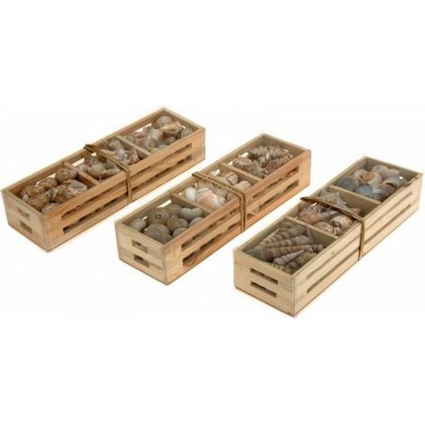CASSETTA LEGNO CONCHIGLIE 3A