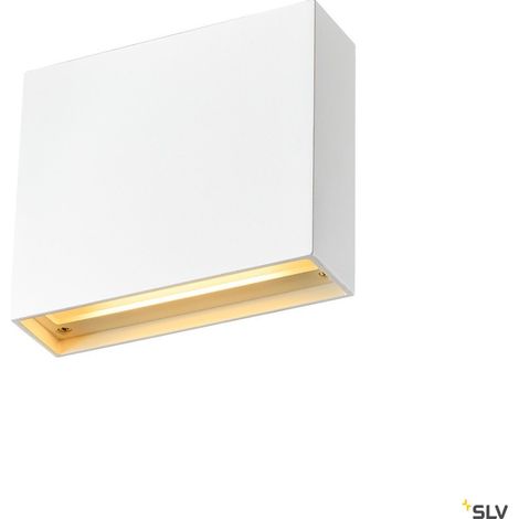 Applique interieure blanche 120x140x40mm LED 4W 2700K-3000K 420lm variable Triac 230V IP20 QUAD FRAME 14 SLV (1/5)