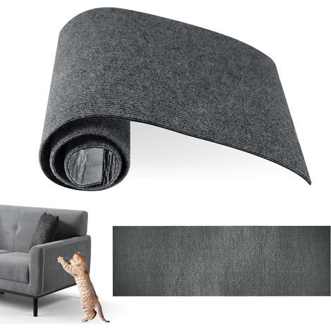 Protection Canapé Chat Anti-Griffe, Grattoir Auto-Adhésif 30x100cm, Protège Tapis et Meubles, DIY Trimmable (1/5)