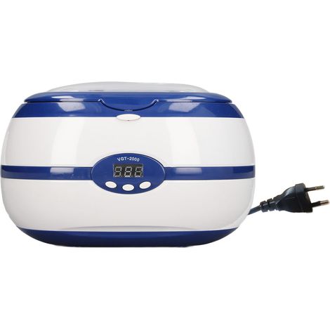 Nettoyeur Ultrasonique Numérique 600ml avec Minuterie pour Bijoux, Lunettes et Buses d'Imprimante - Alimentation EU 220‑240V 50Hz (1/5)