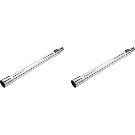2 tubos telescópicos metálicos rectos de extensión para aspiradoras, accesorios para todo tipo de aspiradoras sin escobillas con filtro HEPA. (1/4)