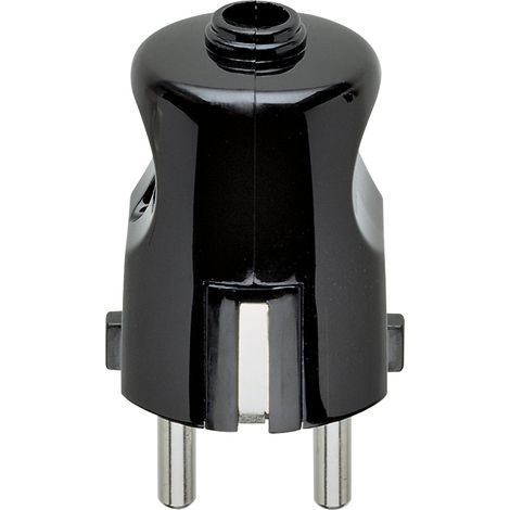 VIMAR - 00230 2P+T 16A Deutscher Axialstecker, schwarz